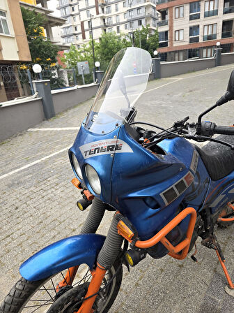 MOTOCAM Yamaha Tenere XT 660 Z Siperlik Ön Cam 1991-1999 Model 36cm Şeffaf Renkli 4mm
