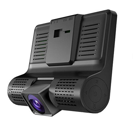 4'' Büyük Ekranlı Full HD Araç Kamerası Ön,Arka,Park Kamerası 3 Kameralı 
