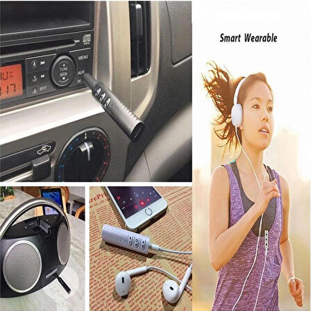 3.5mm Aux Mini Portable Bluetooth Car Audio Receiver Car Bluetooth Aux Adapter