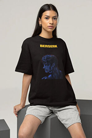 Berserk Baskılı Unisex Oversize Anime Tişört