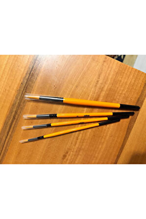 4 lü Yuvarlak Fırca Seti No:2,5,8,12