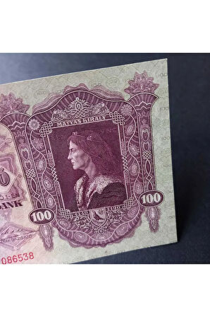 1930 Macaristan 100 pengo (çil) Eski yabancı kağıt para