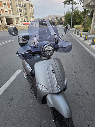 MOTOCAM Mondial Exon 125 Ön Cam 2023-2025 Model 39cm Füme Renkli 4mm APARAT GÖNDERİLMEYECEK