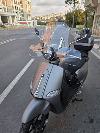 MOTOCAM Mondial Exon 125 Ön Cam 2023-2025 Model 39cm Şeffaf Renkli 4mm APARAT GÖNDERİLMEYECEK