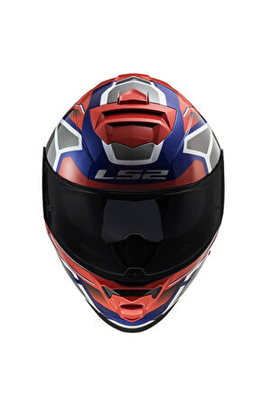 SKırmızı-mavi torm Faster Kask 2 Cam