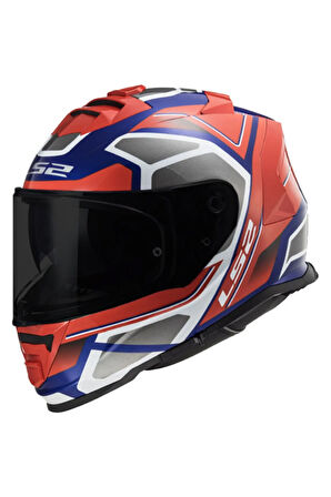 SKırmızı-mavi torm Faster Kask 2 Cam