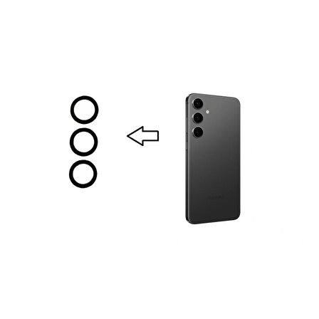 Galaxy S24 Plus S926b İle Uyumlu Kamera Camı İthal