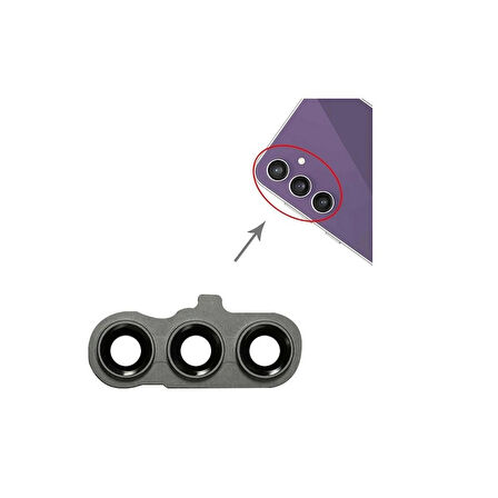 Galaxy S23fe S711b İle Uyumlu Kamera Camı İthal