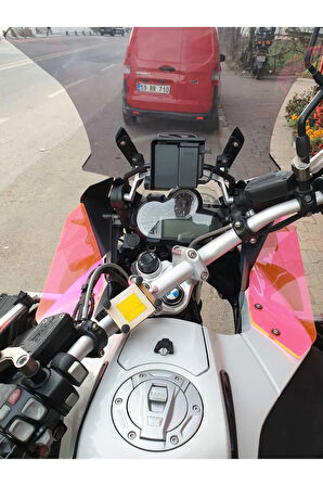 Bmw R1200 1250 GS 2013 2024 Model Yan Deflektör Rüzgarlık Pembe Renkli Çift
