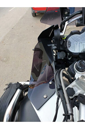 Bmw R1200 1250 GS 2013 2024 Model Yan Deflektör Rüzgarlık Siyah Renkli Çift