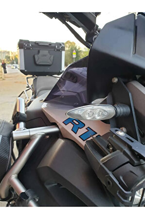 Bmw R1200 1250 GS 2013 2024 Model Yan Deflektör Rüzgarlık Siyah Renkli Çift