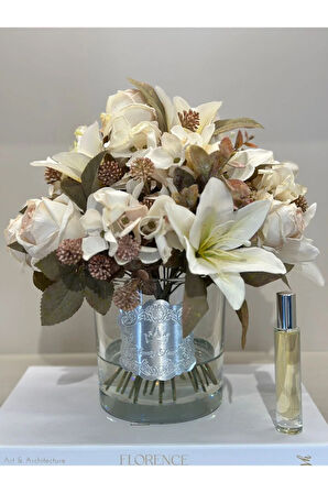 Yapay Güllü Lüx Vazo No:2