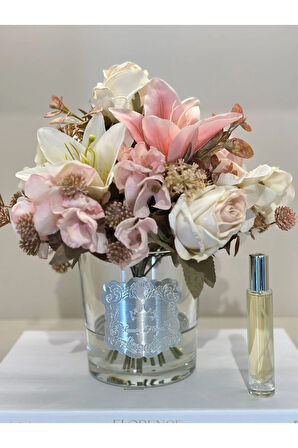 Yapay Güllü Lüx Vazo No:4