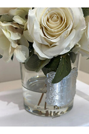 Yapay Güllü Lüx Vazo No:6