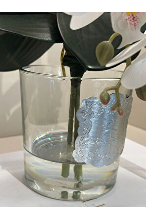 Yapay Orkideli Lüx Vazo No:3