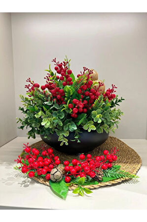 Kokinalı Yassı Vazo Supla Hediyeli