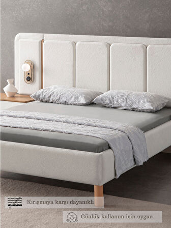 Anna Delux Çift Kişilik Çok Amaçlı Yatak Örtüsü Seti Gri Pamuk Nevresim Takımı Günlük 220x240