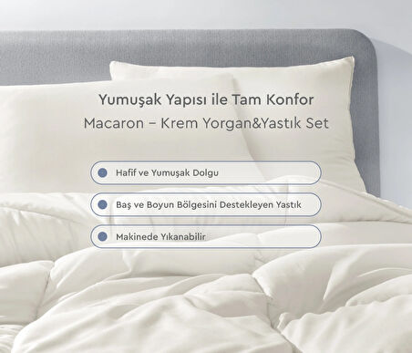 Yataş Çift Kişilik Yorgan ve Yastık Set