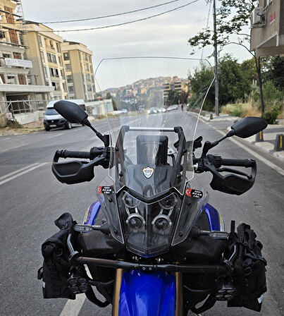 MOTOCAM Yamaha Tenere 700 World Raid Ön Cam 2023-2024 Model 45cm Şeffaf Renkli 4mm