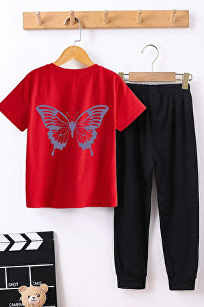 Uyguntarz Çocuk Butterfly  Alt - Üst Eşofman Takımı