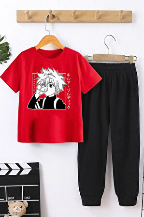 Uyguntarz Çocuk Killua Zoldyck Alt - Üst Eşofman Takımı