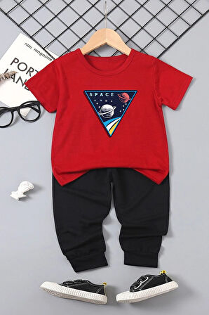 Uyguntarz Çocuk Space Alt - Üst Eşofman Takımı