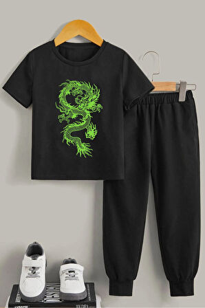 Uyguntarz Çocuk Chinese Dragon Alt - Üst Eşofman Takımı