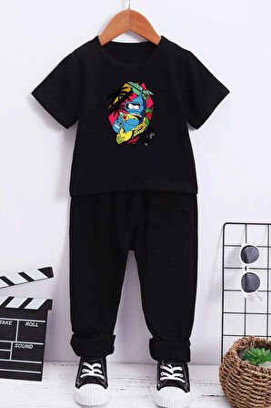 Uyguntarz Çocuk Crazy Banana Alt - Üst Eşofman Takımı