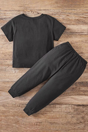 Uyguntarz Çocuk Shut Up Alt - Üst Eşofman Takımı