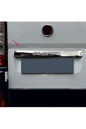 FİAT DUCATO YAZILI BAGAJ ÇITASI KROM PASLANMAZ ÇELİK