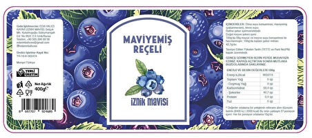 Maviyemiş (yabanmersini) Reçeli