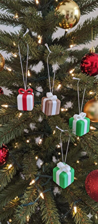 10 lu Hediye Paketi Yılbaşı süsü