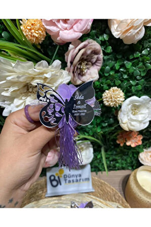 UV Baskı Pleksi Magnet Söz, Nişan, Nikah, Düğün, Kına 10 Adet