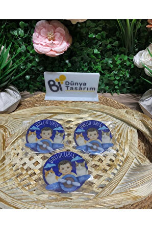 UV Baskı Pleksi Magnet Söz, Nişan, Nikah, Düğün, Kına, Doğum Günü 10 Adet