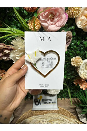 UV Baskı Pleksi Magnet Söz, Nişan, Nikah, Düğün, Kına 10 Adet