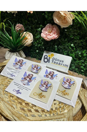 UV Baskı Pleksi Magnet Söz, Nişan, Nikah, Düğün, Kına, Doğum Günü 10 Adet