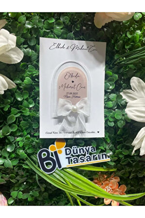 UV Baskı Pleksi Magnet Söz, Nişan, Nikah, Düğün, Kına, Doğum Günü 15 Adet