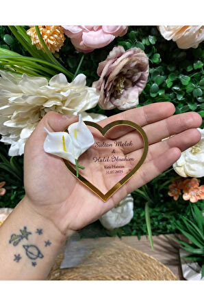 UV Baskı Pleksi Magnet Söz, Nişan, Nikah, Düğün, Kına 15 Adet