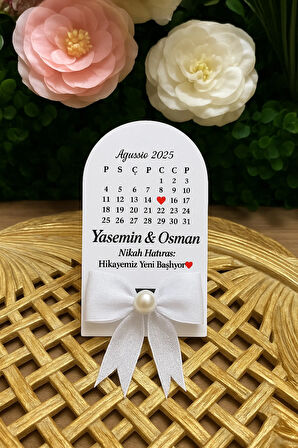 UV Baskı Pleksi Magnet Söz, Nişan, Nikah, Düğün, Kına 15 Adet