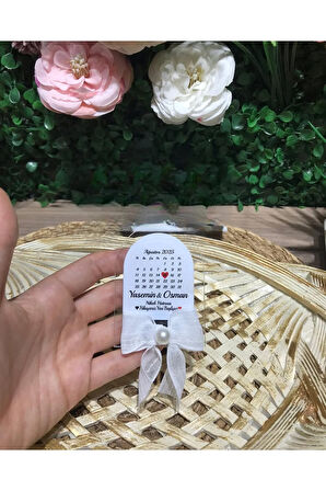 UV Baskı Pleksi Magnet Söz, Nişan, Nikah, Düğün, Kına 15 Adet