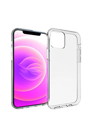 iPhone 14 Pro Şeffaf Silikon Kılıf – Esnek Darbe Emici Ultra İnce Şeffaf Telefon Koruyucu Kapak