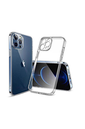 iPhone 15 Şeffaf Silikon Kılıf – Esnek Darbe Emici Ultra İnce Şeffaf Telefon Koruyucu Kapak