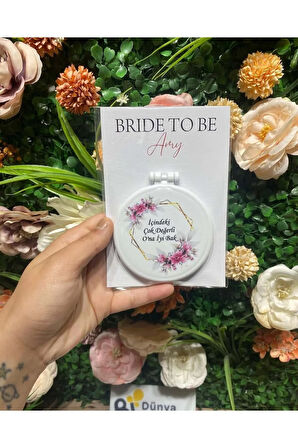 UV Baskı Hediyelik Ayna Söz, Nişan, Nikah, Düğün, Kına 10 Adet