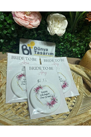 UV Baskı Hediyelik Ayna Söz, Nişan, Nikah, Düğün, Kına 10 Adet