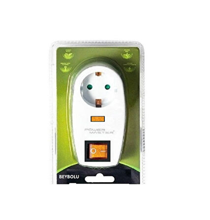 Çamaşır Makinesi Akım Koruma Prizi  3500 Watt Yüksek Voltajdan Korur