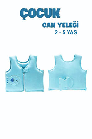 2-5 Yaş Arası Mavi Kuyruklu Sünger Yüzme Can Yeleği, Çocuklar Için Yüzdürme Ekipmanı, Havuz Can Simi