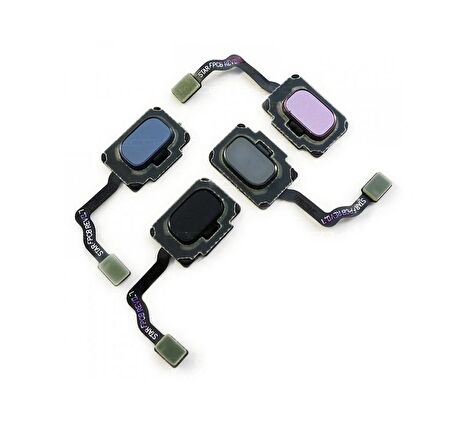 Samsung Galaxy S9 G960F İle Uyumlu Orta Tuş Film Flex Gri