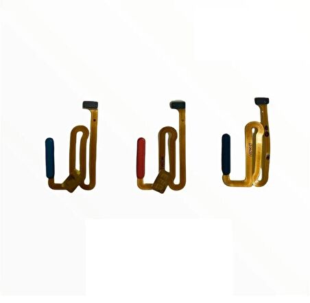 Samsung Galaxy A12 A125F İle Uyumlu Ana Düğme Parmak İzi Okuyucu Film Siyah