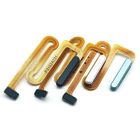 Samsung Galaxy A13 4G A135F İle Uyumlu Tuş Parmak İzli Film Beyaz