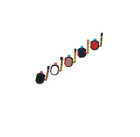 Samsun Galaxy A20 A205F İle Uyumlu Home Tuş Parmak İzi Film Beyaz